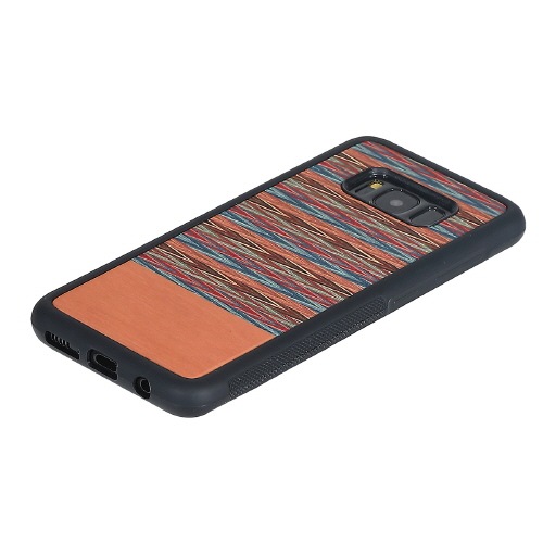 Galaxy S9 ケース Galaxy S9＋ ケース Galaxy S8 ケース Galaxy S8＋ ケース 天然木 Man&Wood Browny Check（マンアンドウッド ブラウニーチェック）ギャラクシー エスナイン エスエイト カバー 木製 SC-02K SC-03K SCV38 SCV39 SC-02J SCV36