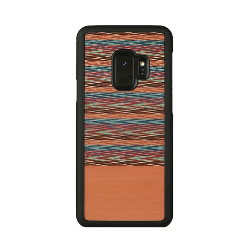 Galaxy S9 ケース Galaxy S9＋ ケース Galaxy S8 ケース Galaxy S8＋ ケース 天然木 Man&Wood Browny Check（マンアンドウッド ブラウニーチェック）ギャラクシー エスナイン エスエイト カバー 木製 SC-02K SC-03K SCV38 SCV39 SC-02J SCV36