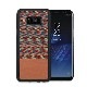 Galaxy S9 ケース Galaxy S9＋ ケース Galaxy S8 ケース Galaxy S8＋ ケース 天然木 Man&Wood Browny Check（マンアンドウッド ブラウニーチェック）ギャラクシー エスナイン エスエイト カバー 木製 SC-02K SC-03K SCV38 SCV39 SC-02J SCV36