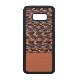 Galaxy S9 ケース Galaxy S9＋ ケース Galaxy S8 ケース Galaxy S8＋ ケース 天然木 Man&Wood Browny Check（マンアンドウッド ブラウニーチェック）ギャラクシー エスナイン エスエイト カバー 木製 SC-02K SC-03K SCV38 SCV39 SC-02J SCV36