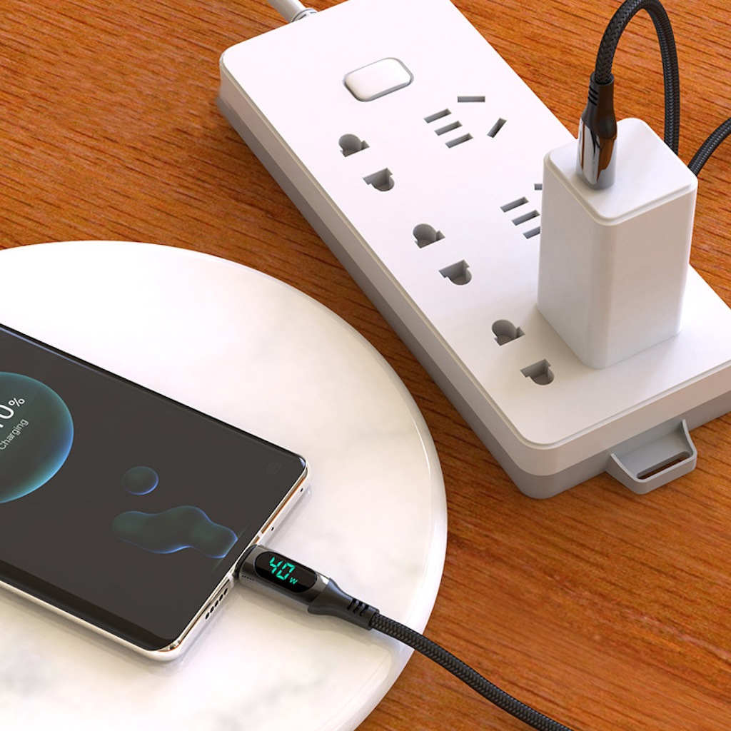 TIKTAALIK　LCDディスプレイ付き 240W PD USB-C to Cケーブル (1.5m)