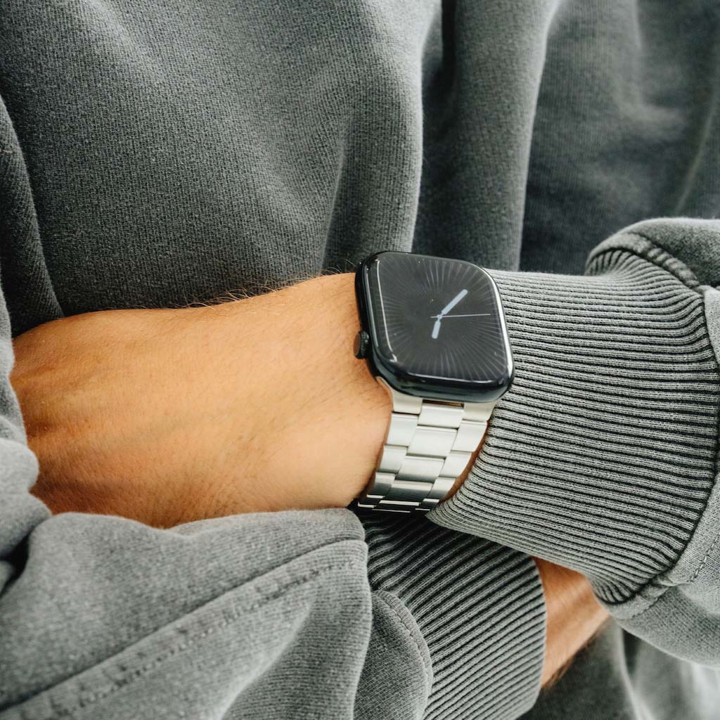 アップルウォッチ バンド Spectra プレミアムステンレスバンド  for Apple Watch 49/46/45/44mm ポリッシュシルバー ＜予約受付中＞