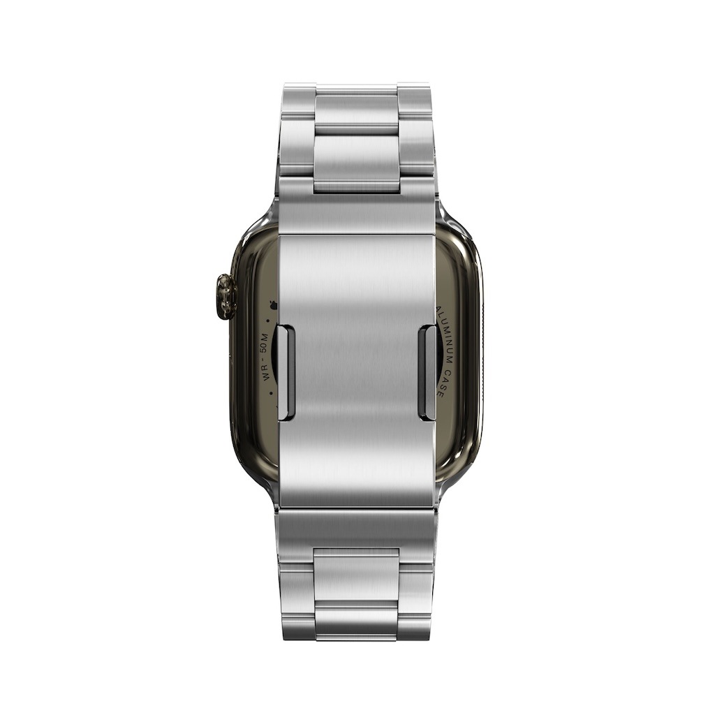 アップルウォッチ バンド Spectra プレミアムステンレスバンド  for Apple Watch 49/46/45/44mm ポリッシュシルバー ＜予約受付中＞