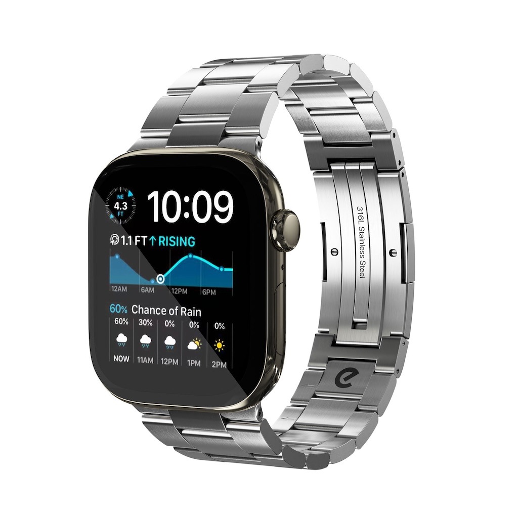 アップルウォッチ バンド Spectra プレミアムステンレスバンド  for Apple Watch 49/46/45/44mm ポリッシュシルバー ＜予約受付中＞