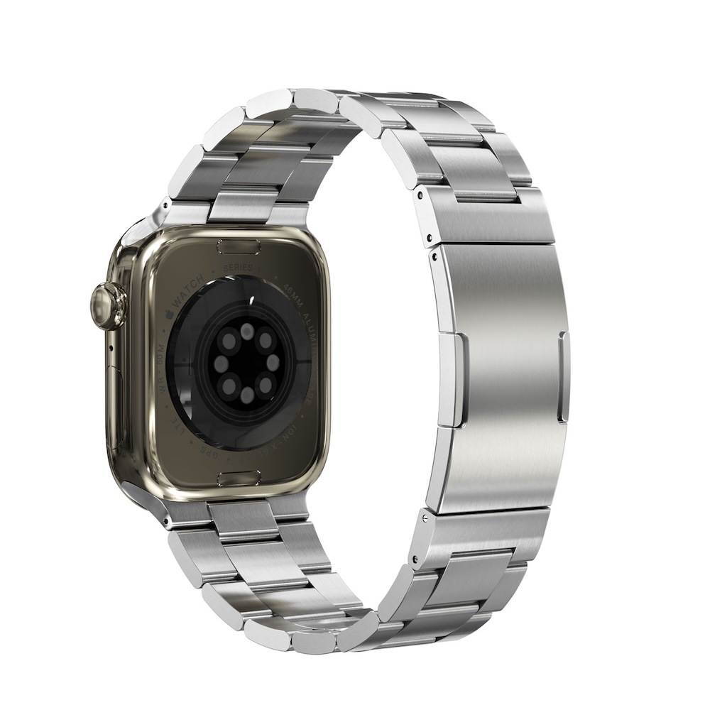 アップルウォッチ バンド Spectra プレミアムステンレスバンド  for Apple Watch 49/46/45/44mm ポリッシュシルバー ＜予約受付中＞