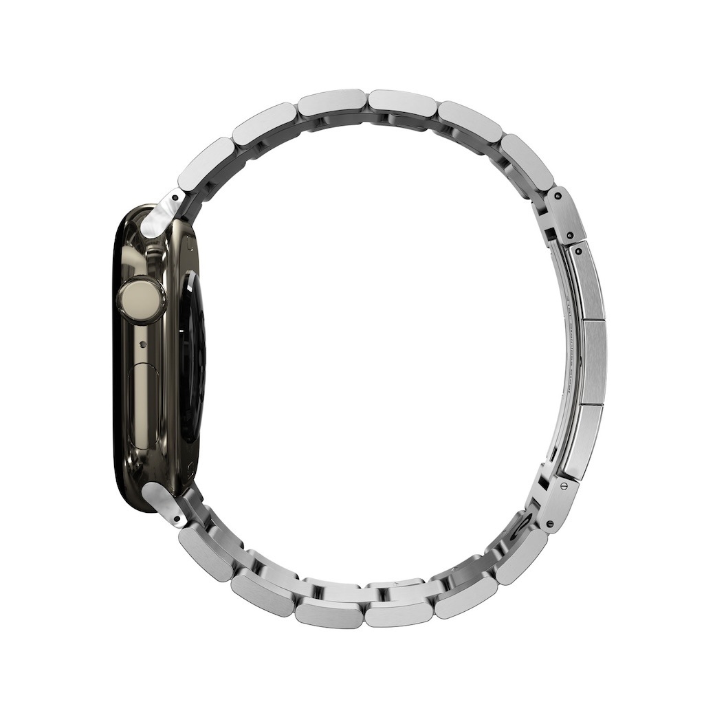 アップルウォッチ バンド Spectra プレミアムステンレスバンド  for Apple Watch 49/46/45/44mm ポリッシュシルバー ＜予約受付中＞