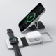 2in1 折りたたみ ワイヤレス充電スタンド for iPhone・Apple Watch・Air Pods