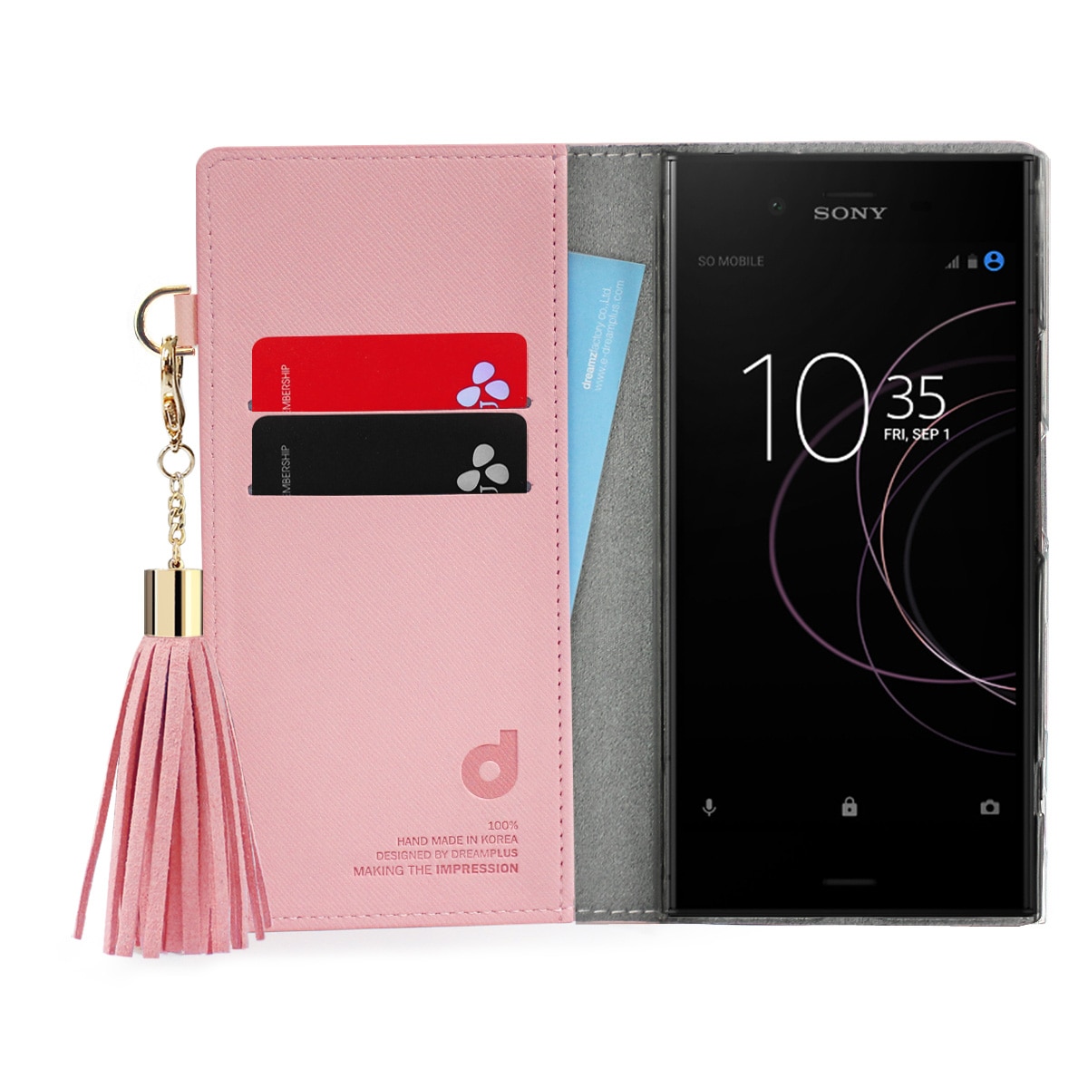 Xperia 1 ケース Xperia Ace ケース 手帳型 DreamPlus Tassel Jacket（ドリームプラスタッセルジャケット）エクスペリア エックスゼット カバー Xperia XZ2 / Xperia XZ1 SO-02L SO-03L SOV40 SO-03K SOV37 702SO SO-01K SOV36 701SO