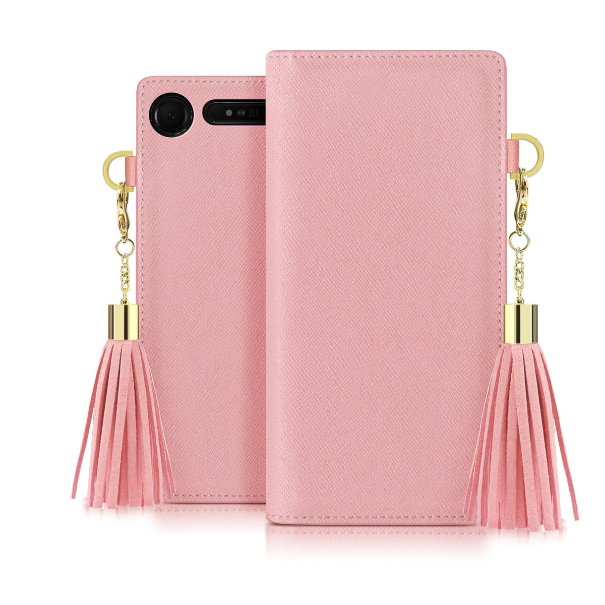 Xperia 1 ケース Xperia Ace ケース 手帳型 DreamPlus Tassel Jacket（ドリームプラスタッセルジャケット）エクスペリア エックスゼット カバー Xperia XZ2 / Xperia XZ1 SO-02L SO-03L SOV40 SO-03K SOV37 702SO SO-01K SOV36 701SO