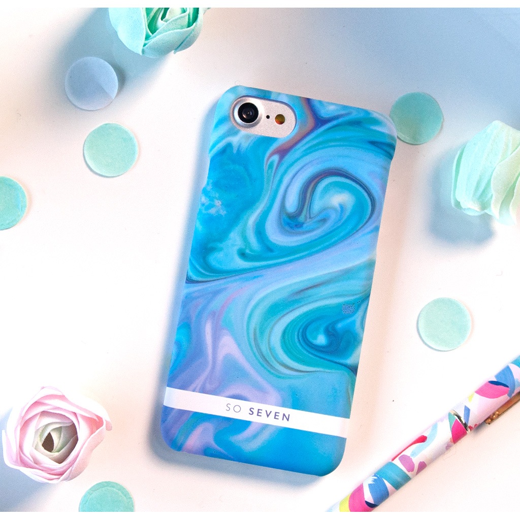 iPhone SE (第3世代) ケース カバー SO SEVEN CARRARE MARBLE [iPhone SE3/SE2/XS/X8/7]