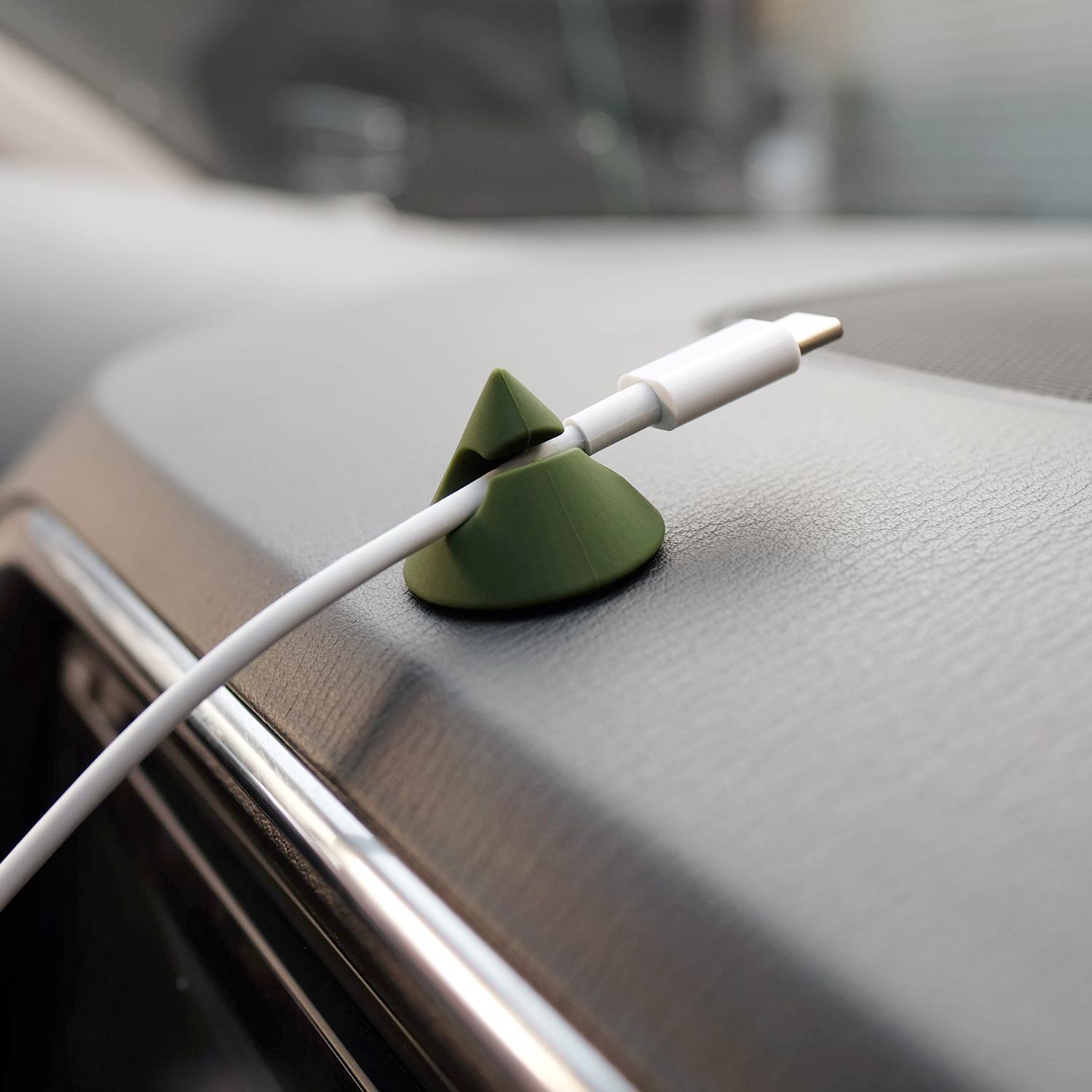 Lead Trend ケーブルホルダー CONE（5個入り）【 円錐形 コーン シリコン 】ケーブルを固定 パントンカラー クリップ