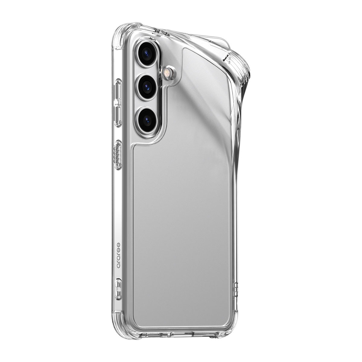 Galaxy S24 / S24 Ultra ソフトケース Flexield 米軍MIL規格 クリア カバー [SAMSUNGの公式認証] for S24 FE / S23 / S23 Ultra 