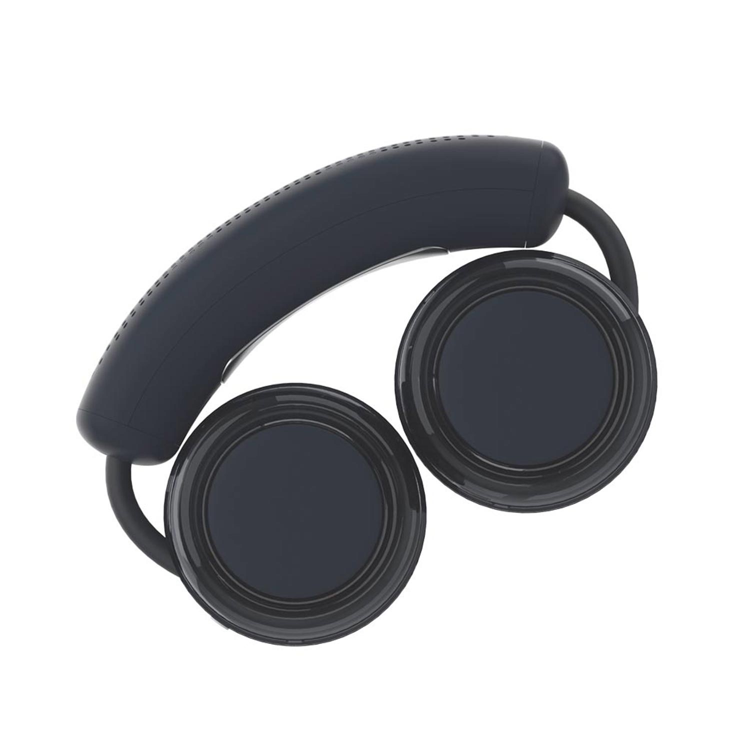 冷却プレート 搭載 Neck Band Fan COOLING 羽なし 首掛け扇風機（W冷却 ネックバンドファン クーリング）