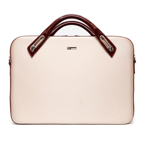 ＼70％OFF／PCバッグ・ブリーフケース ミッシェル・サテンブリーフケース M (15.4インチ) ベージュ