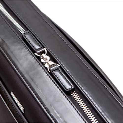 B6307 ミッシェル・サテンブリーフケース M (15.4インチ) - ブラック