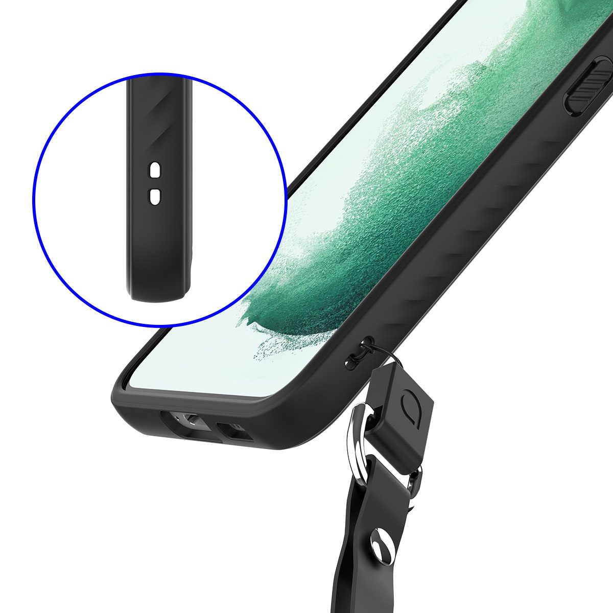 Galaxy S24 Ultra / S23 / S23 Ultra ソフトケース Airdome ブラック [SAMSUNGの公式認証]