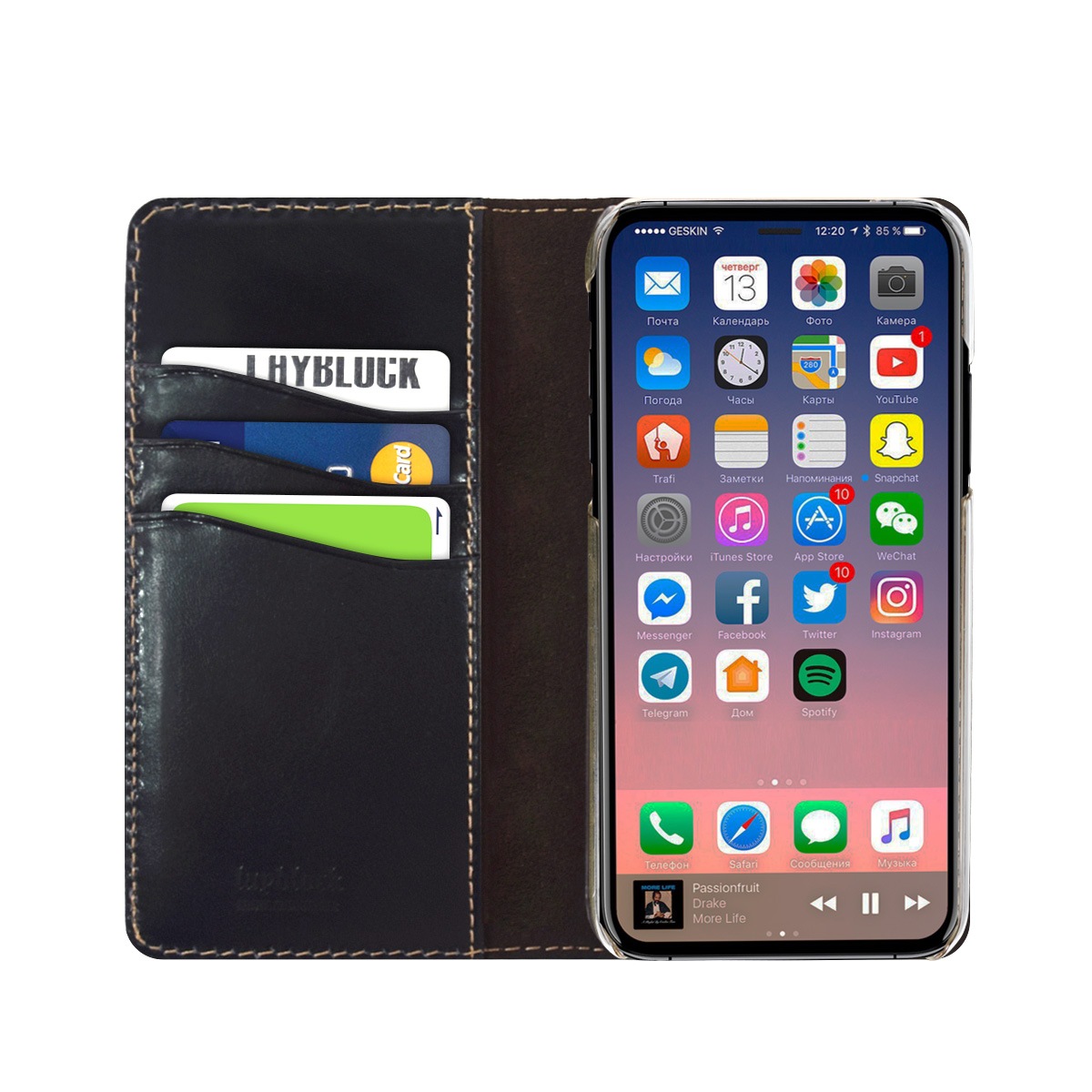 iPhone 14 / 14 Pro / 13 ケース カバー LAYBLOCK Tuscany Belly 【手帳型 本革】アイフォン レザー [for iPhone XS / X / XS Max / XR]