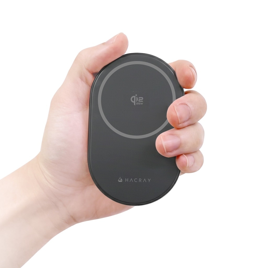 【充電セット】HACRAY Qi2 25W 3in1 ワイヤレス充電器 + HyperJuice 66W USB-C*2