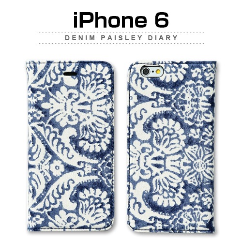 iPhone6s/6 ケース ZENUS Denim Paisley Diary（ゼヌス デニムペイズリーダイアリー）アイフォン