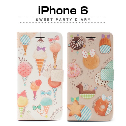 iPhone6s/6 ケース Happymori Sweet Party Diary（スウィートパーティダイアリー）アイフォン