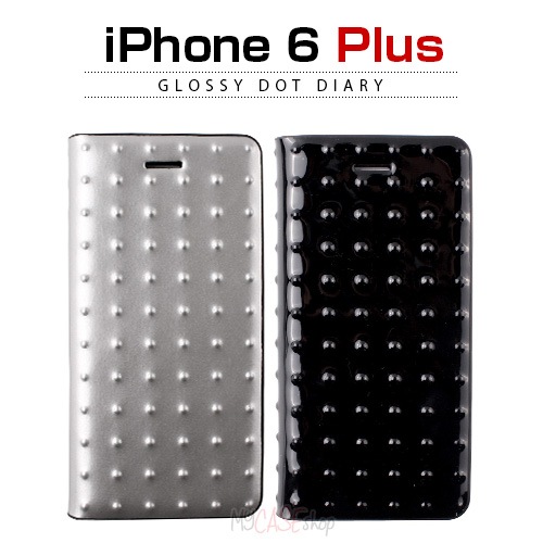 iPhone6s Plus/6 Plus ケース GAZE Glossy Dot Diary（ゲイズ グロッシードットダイアリー）アイフォン