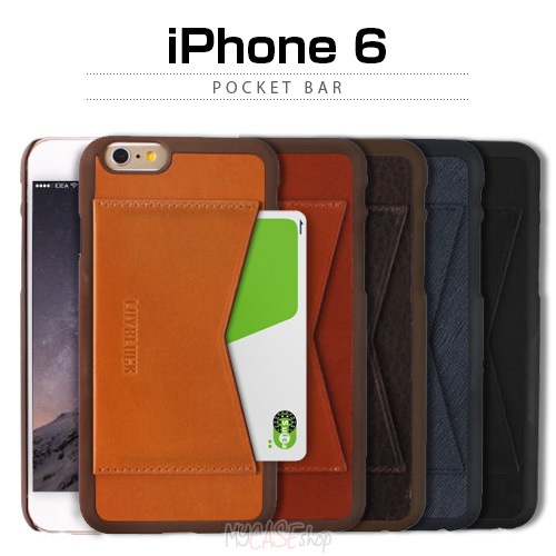 iPhone6s/6 ケース LAYBLOCK Leather Pocket Bar（レイブロック レザーポケットバー）アイフォン