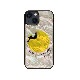 ikins 天然貝ケース [ iPhone 14 / 14 Pro ] color of Blue Yellow パール