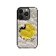 ikins 天然貝ケース [ iPhone 14 / 14 Pro ] color of Blue Yellow パール