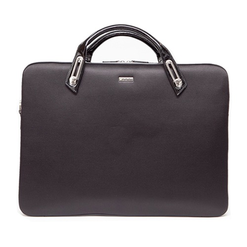 abbi PCバッグ ミッシェル・サテンブリーフケース L Black