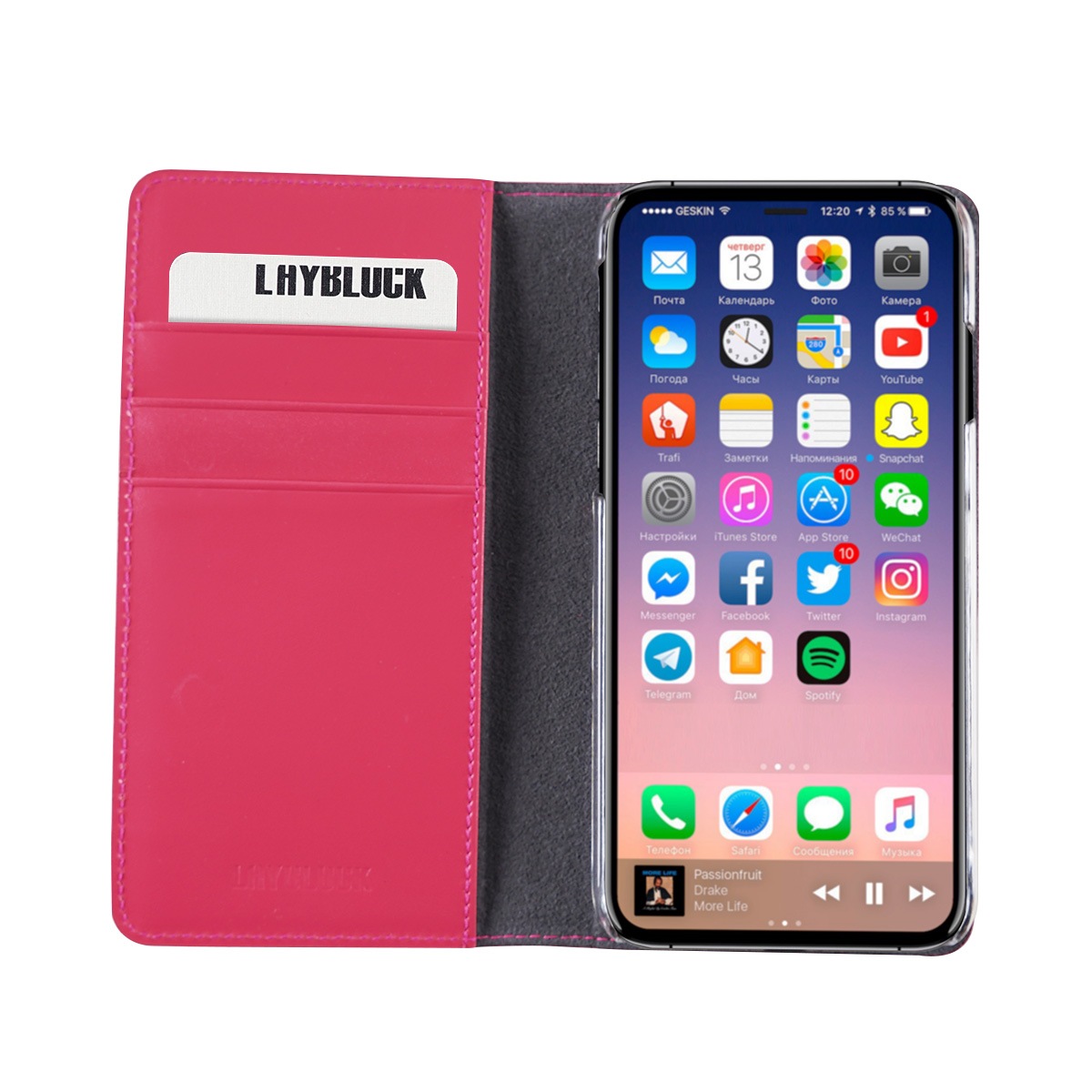 iPhone XS / X ケース iPhone XR ケース LAYBLOCK Ribbon Classic Diary 手帳型 本革 （レイブロック リボンクラシックダイアリー）アイフォン レザー カバー