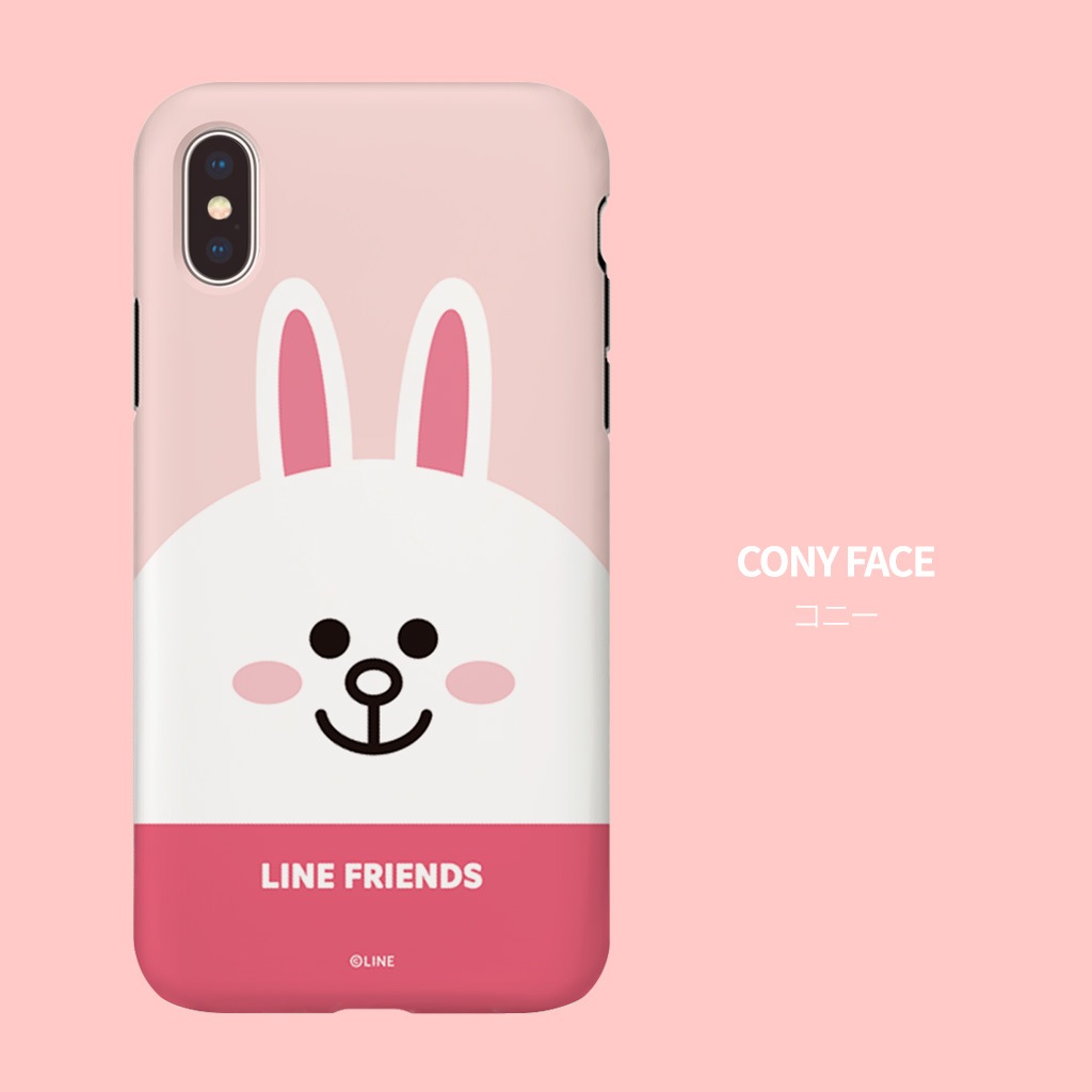 iPhone SE (第3世代) ケース カバー LINE FRIENDS [iPhone SE3/SE2/XS/X/8/7/8 Plus/7 Plus]