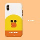 iPhone SE (第3世代) ケース カバー LINE FRIENDS [iPhone SE3/SE2/XS/X/8/7/8 Plus/7 Plus]