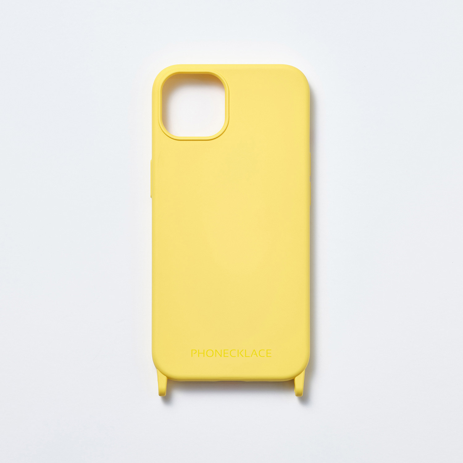 ストラップホール付き シリコンケース PHONECKLACE [ iPhone 15 / 15 Pro / 15 Pro Max / 15 Plus 用] for iPhone14 / 13mini / 13 / 13Pro / 13ProMax