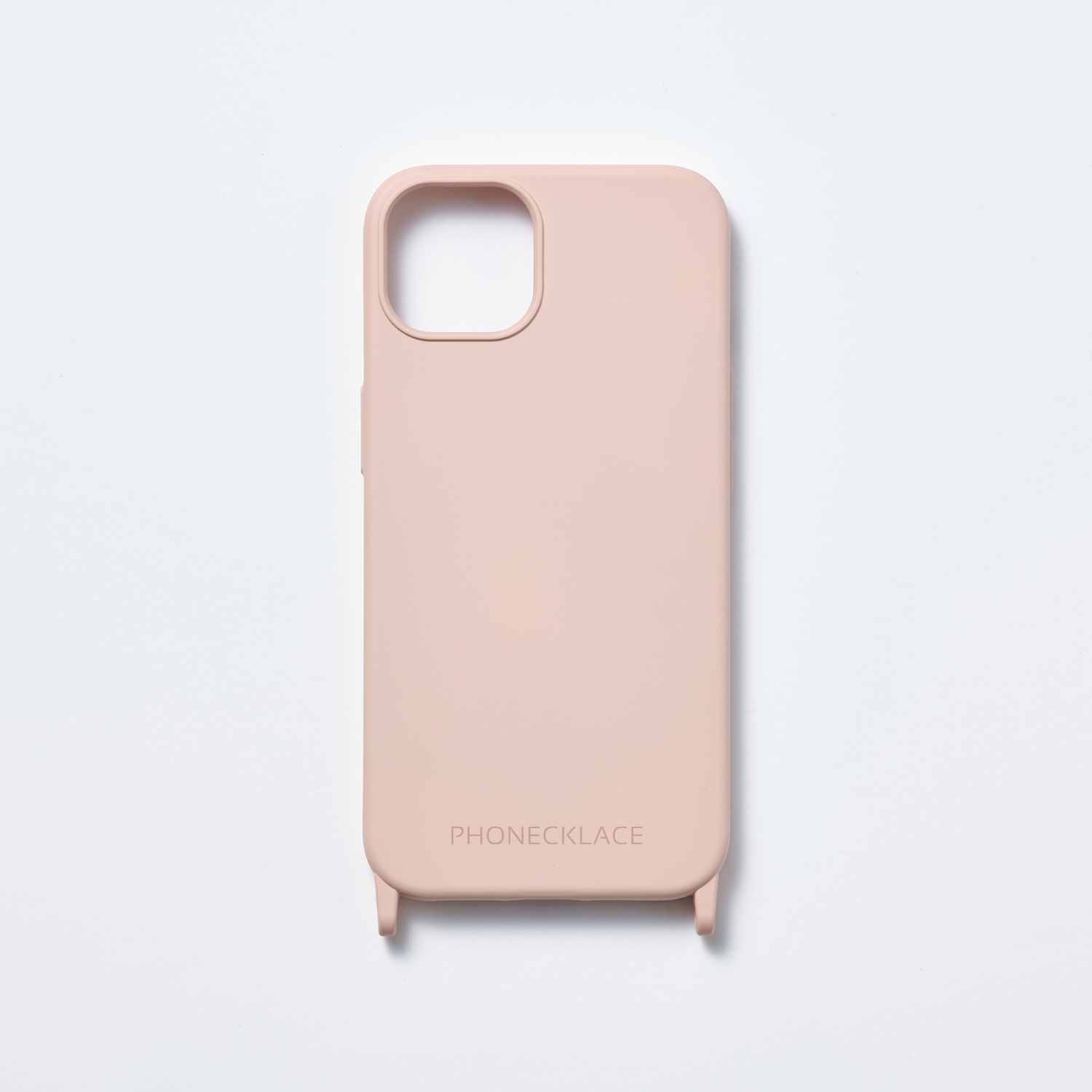 ストラップホール付き シリコンケース PHONECKLACE [ iPhone 15 / 15 Pro / 15 Pro Max / 15 Plus 用] for iPhone14 / 13mini / 13 / 13Pro / 13ProMax