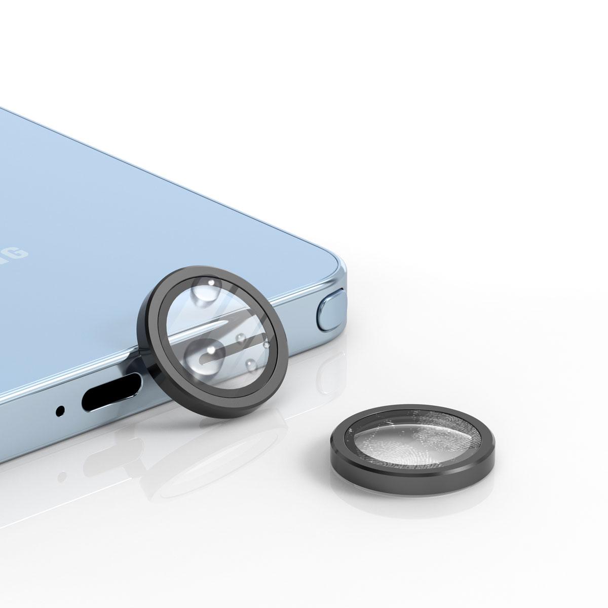 Galaxy S26 / S26+ / S26 Ultra カメラレンズ 強化ガラスフィルム CORE MR メタルリング for  S25 / S25 Ultra / S24 / S24 Ultra / S23 / S23 Ultra 