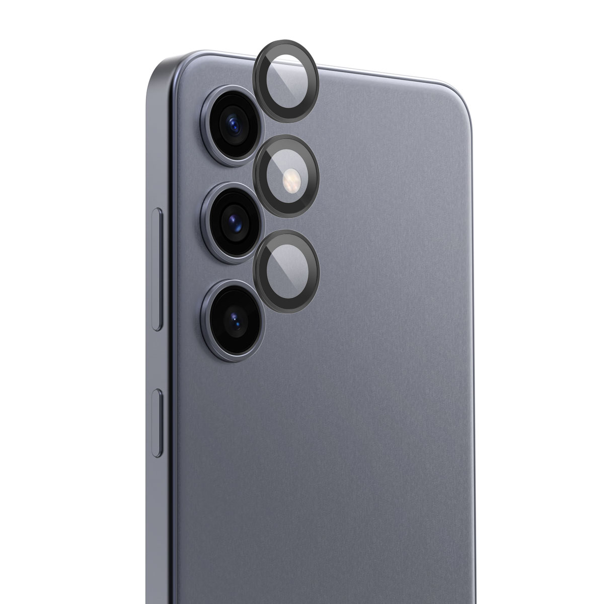 Galaxy S26 / S26+ / S26 Ultra カメラレンズ 強化ガラスフィルム CORE MR メタルリング for  S25 / S25 Ultra / S24 / S24 Ultra / S23 / S23 Ultra 