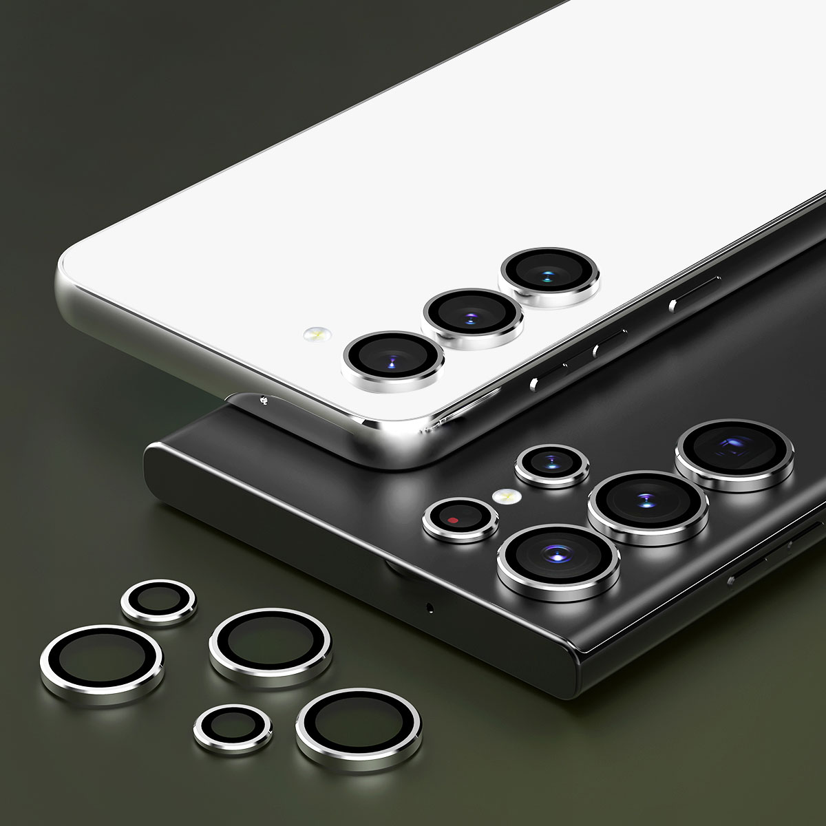 Galaxy S25 / S25 Ultra カメラ専用 強化ガラスフィルム CORE MR メタルリング for  S24 / S24 Ultra / S23 / Galaxy S23 Ultra 