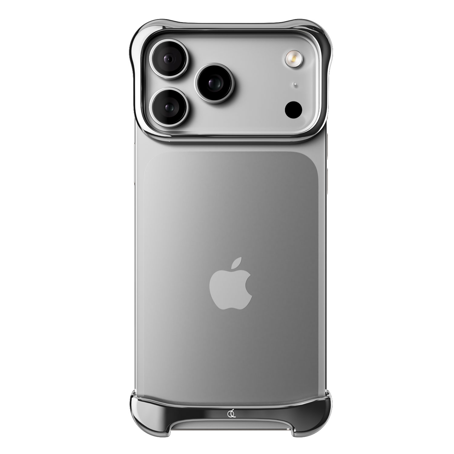 [ iPhone Air / 17 / 17 Pro / 17 Pro Max 用] アルミ・ミラーシルバー バンパー ケース | アークパルス