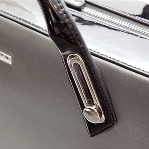 abbi PCバッグ ミッシェル・サテンブリーフケース L Gray