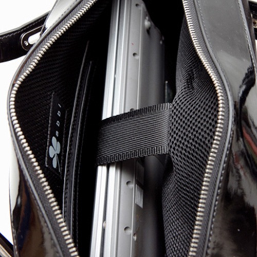 abbi PCバッグ ミッシェル・サテンブリーフケース L Gray