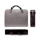 abbi PCバッグ ミッシェル・サテンブリーフケース L Gray