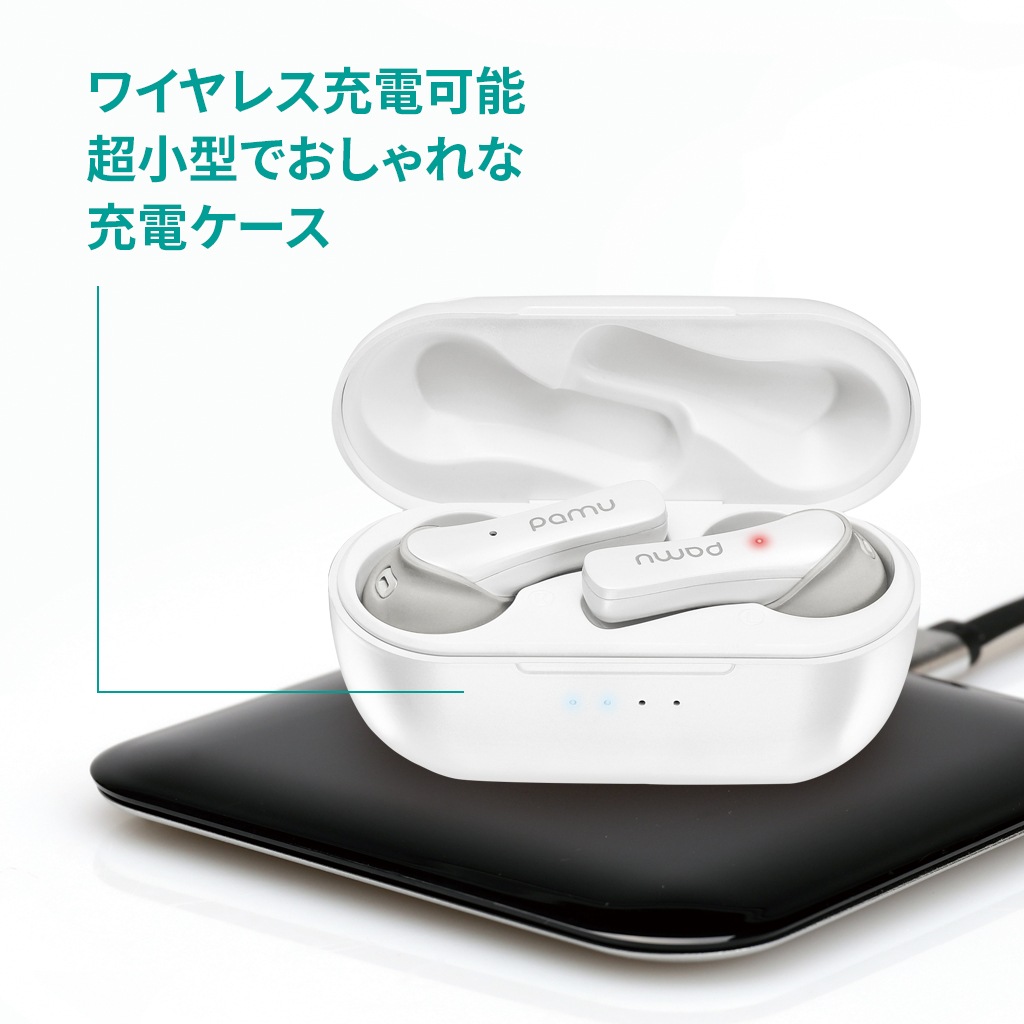 Padmate Pamu Mini 完全ワイヤレスイヤホン【Qualcomm QCC3020搭載/10時間再生/IPX6】