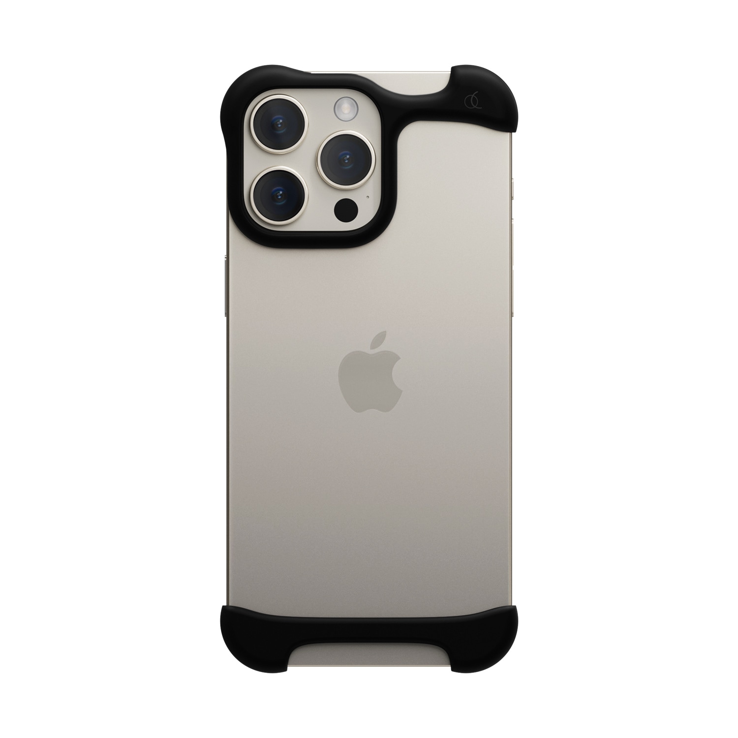 [ iPhone 16 Pro / 16 Pro Max 用 ] アルミ・マットブラック バンパー ケース | アークパルス