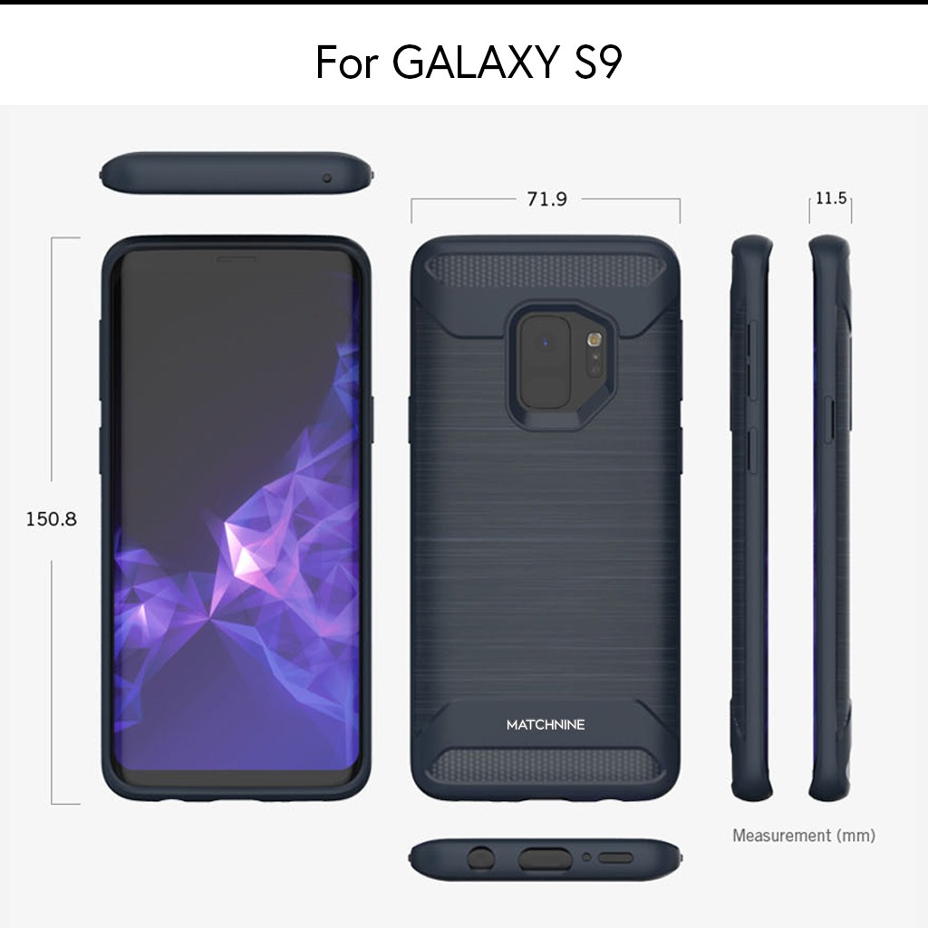 Matchnine（マッチナイン） Galaxy S9 ケース Galaxy S9＋ ケース