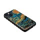 ikins 天然貝ケース [ iPhone 14 / 14 Pro ] 名画シリーズ ゴッホ パール