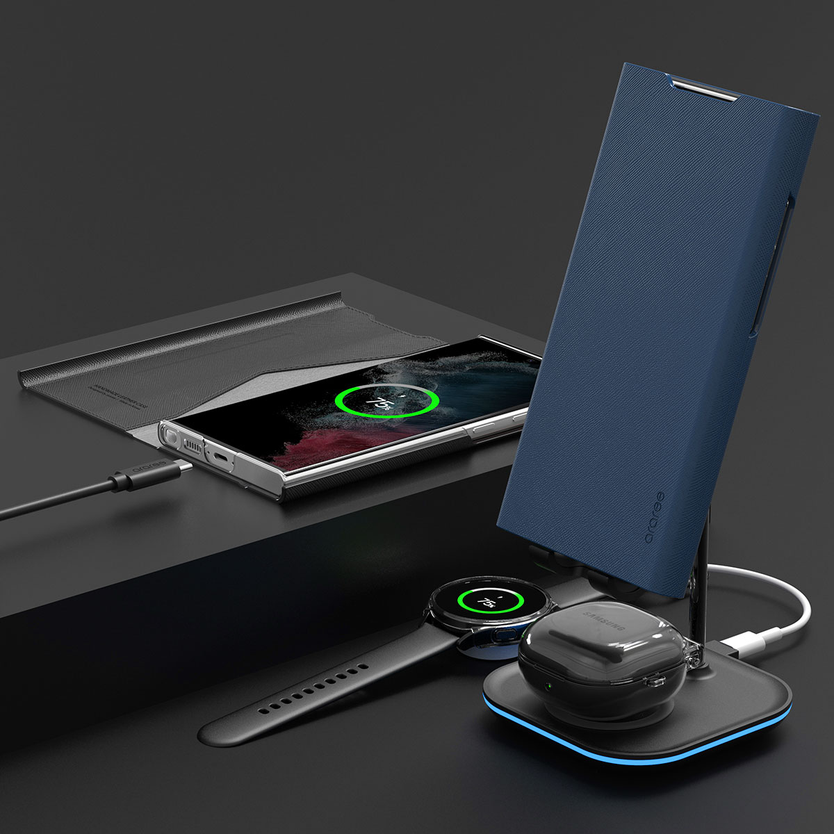 Galaxy S26 Ultra 手帳型ケース Bonnet Stand マグネット クロージング 留め具 [SAMSUNGの公式認証] for S25 Ultra / S24 / S24 Ultra / S23 Ultra 
