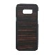 Galaxy S8 ケース 天然木 Man&Wood Ebony（マンアンドウッド エボニー）ギャラクシー エス エイト カバー 木製 SC-02J SCV36 