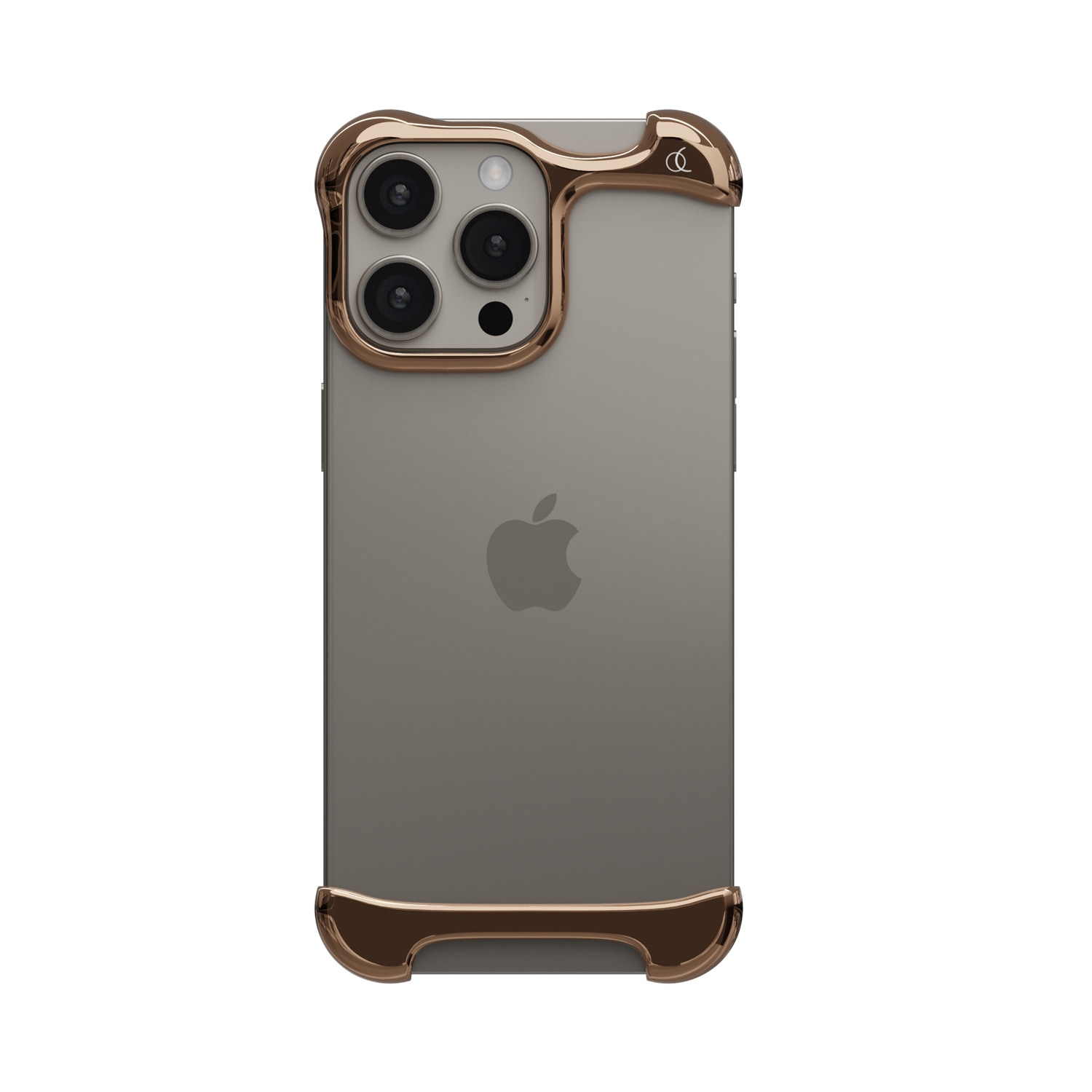 [ iPhone 16 Pro / 16 Pro Max 用 ] アルミ・ ローズブロンズ バンパー ケース | アークパルス 