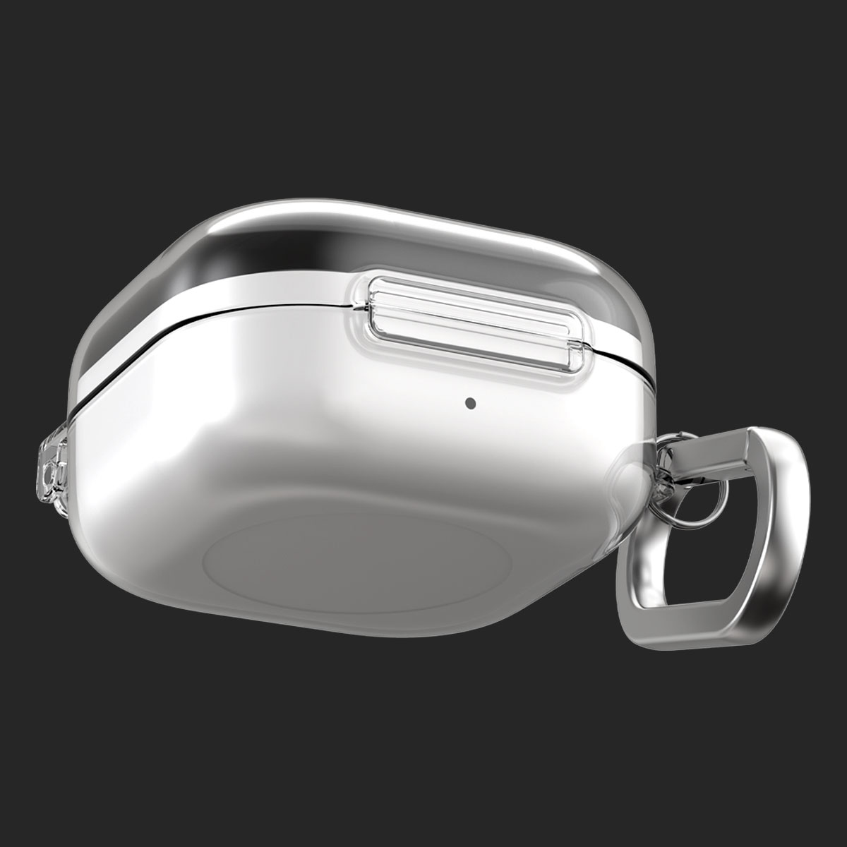 【Samsung公式認証】Galaxy Buds4 / Buds4 Pro 透明ケース カラビナ付き Nu:kin ハードクリアケース