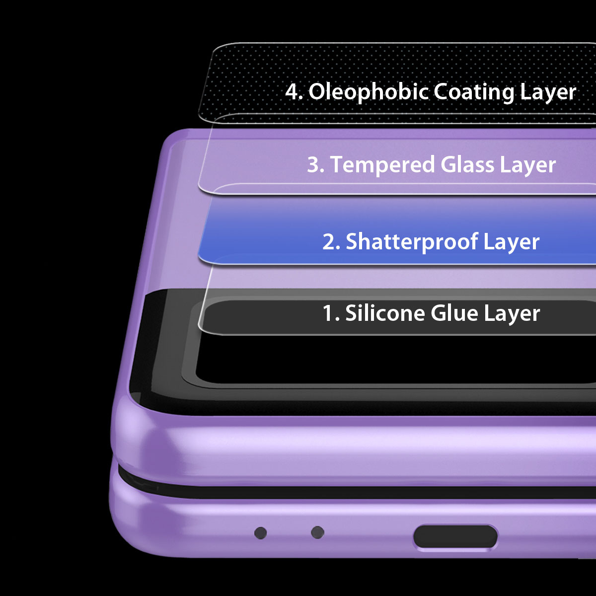 araree 【 Galaxy Z Flip3 5G フィルム 】 CORE カバーディスプレイ用 強化ガラスフィルム SCG12 SC-54B